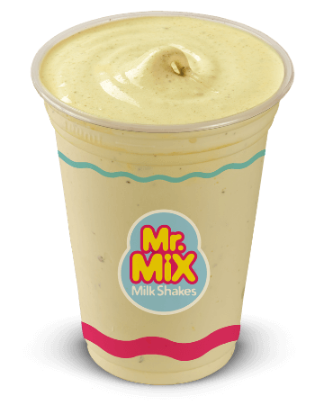 Milk Shake Tradicional de Abacaxi com Hortelã - Mr Mix Sorvetes