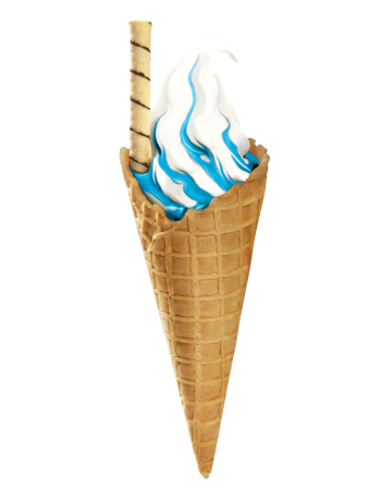 Sorvete Cascão Tradicional de Tutti Frutti / Céu Azul - Mr Mix