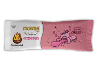 Picolé Creme Club de Chiclete - Mr Mix Sorvetes