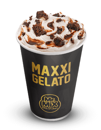 Maxxi Gelato de Chocobrownie - Mr Mix Sorvetes