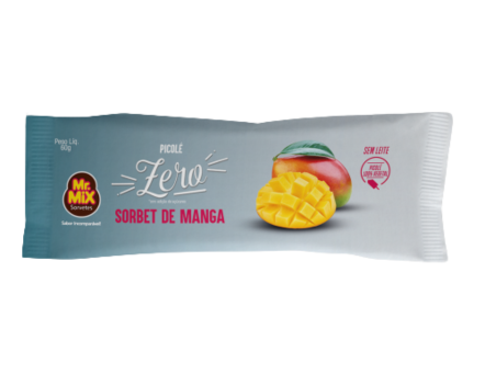 Picolé de Sorbet de Manga Zero Zero Açucar - Mr Mix