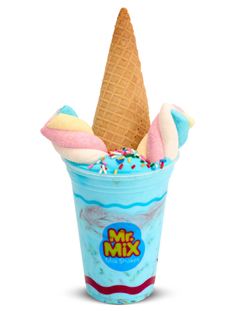 Milk Shake Premium de Shake Unicórnio Céu Azul - Mr Mix Sorvetes