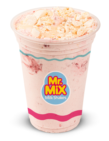 Milk Shake Especiais de Torta Merengue de Morango - Mr Mix Sorvetes