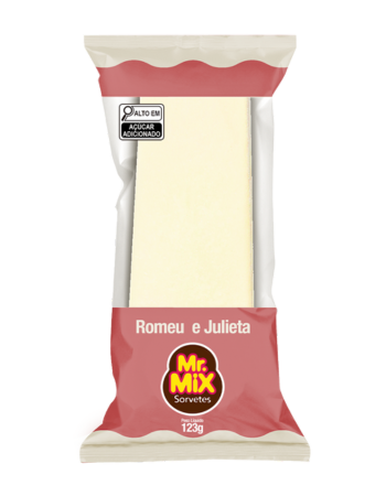 Paleta de Sorvete  Romeu e Julieta - Mr Mix