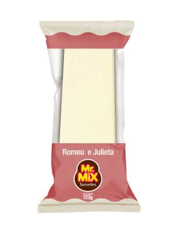 Paleta de Sorvete  Romeu e Julieta - Mr Mix Milk Shake