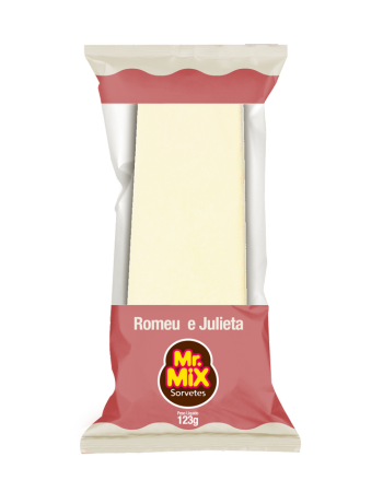 Paleta de Sorvete  Romeu e Julieta - Mr Mix