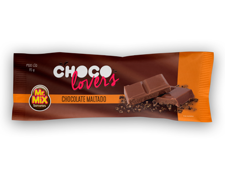 Picolé Choco Lovers de Chocolate Maltado - Mr Mix Sorvetes
