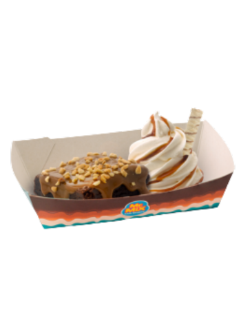 Sobremesas com Sorvete de Brownie com Doce de Leite - Mr Mix