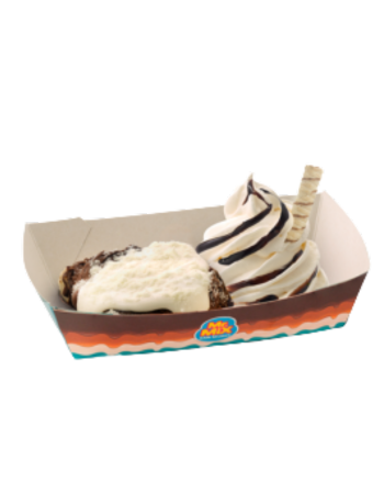 Sobremesas com Sorvete de Brownie Ninho® trufado - Mr Mix