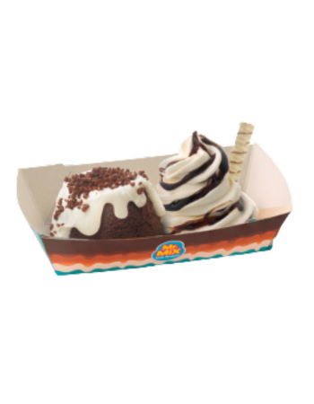Sobremesas com Sorvete de Petit Gateau Vulcão - Mr Mix