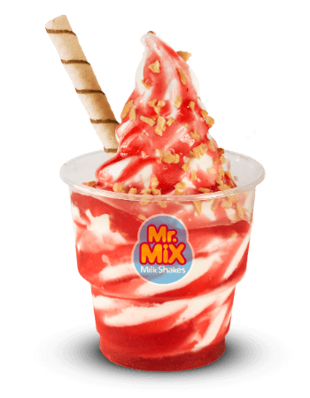 Sundae de Morango - Mr Mix Milk Shake
