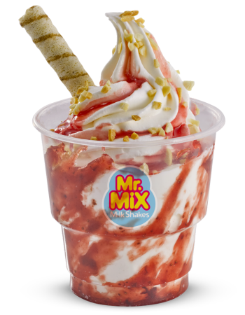 Sundae de Polpa de morango - Mr Mix