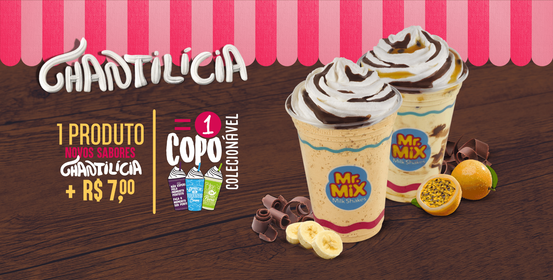 Chantilícia: Milk Shakes Mr Mix ganham novos sabores.