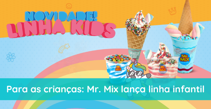Para as crianças: Mr. Mix lança linha infantil