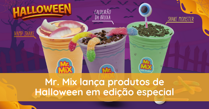 Mr. Mix lança produtos de Halloween em edição especial