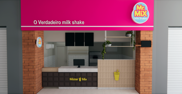 Mr Mix franquia loja de milk shakes