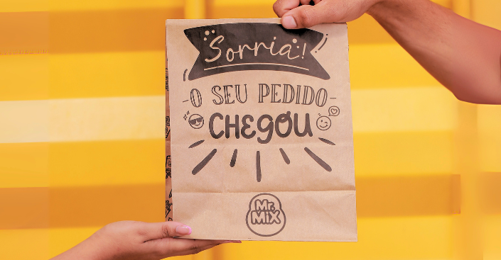 consumo em casa por delivery